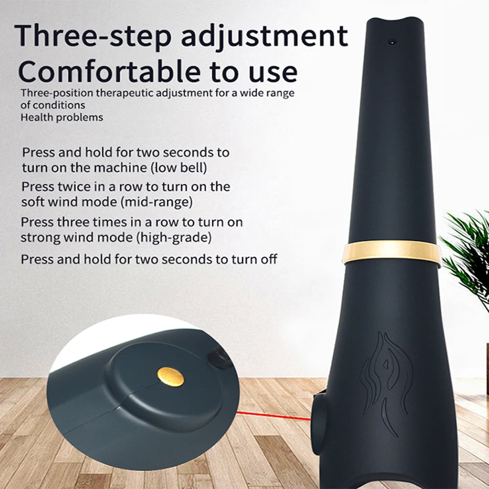 Terahertz Therapy Air Wave Massage Device Beauty Classic International Iteracare Devices Heating Frequency Device Healing Blower
