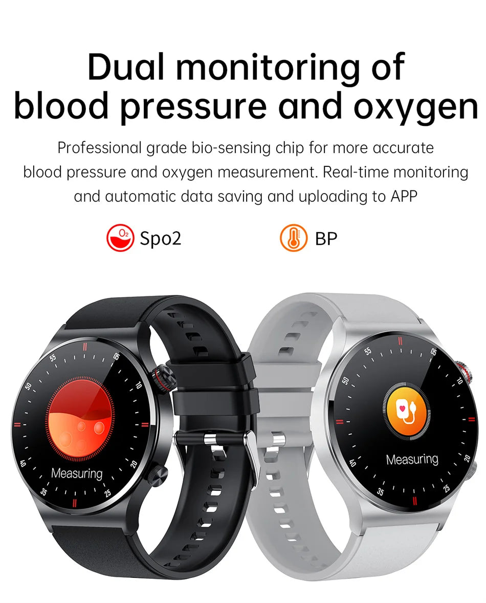 NFC Bluetooth appel montre intelligente hommes AOMLED390 * 390 HD couleur écran bouton de Rotation Fitness Tracker IP68 étanche SmartWatch hommes