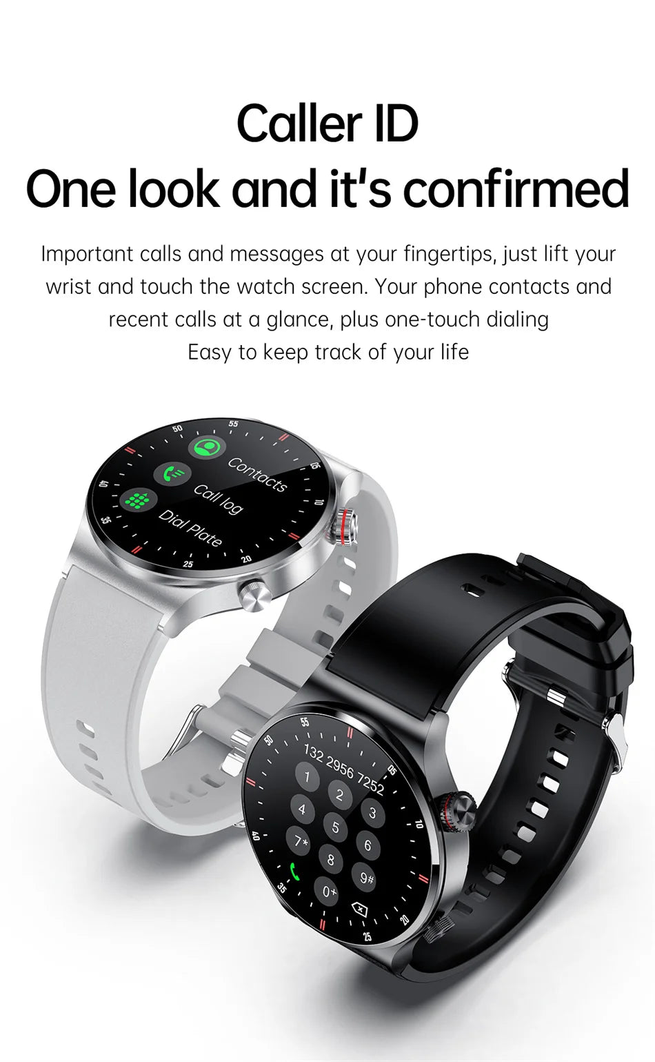 NFC Bluetooth appel montre intelligente hommes AOMLED390 * 390 HD couleur écran bouton de Rotation Fitness Tracker IP68 étanche SmartWatch hommes