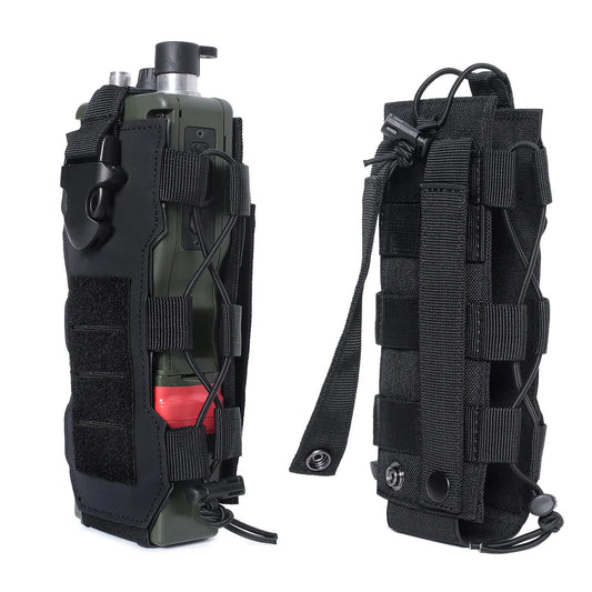 Porte-bouteille d'eau réglable Molle, conception découpée au Laser, pochette de bouteille tactique de 40 oz pour sac à dos, ceinture, support de pochette Radio Molle