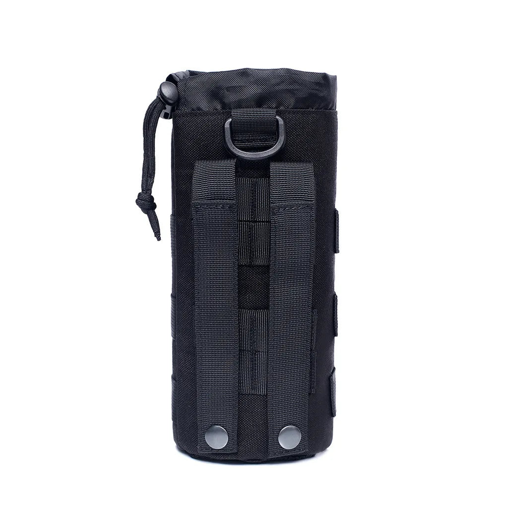 Sac de bouteille d'eau Molle en plein air, support de pochette, voyage Camping randonnée cyclisme pêche chasse porte-bouteille d'eau bouilloire