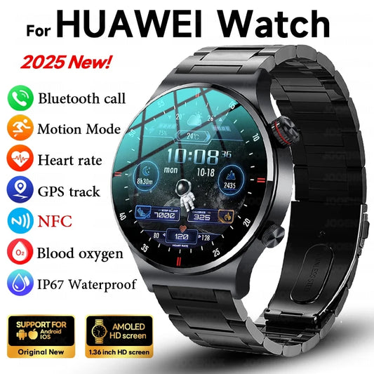 NFC Bluetooth appel montre intelligente hommes AOMLED390 * 390 HD couleur écran bouton de Rotation Fitness Tracker IP68 étanche SmartWatch hommes