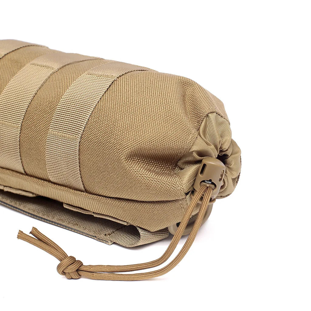 Sac de bouteille d'eau Molle en plein air, support de pochette, voyage Camping randonnée cyclisme pêche chasse porte-bouteille d'eau bouilloire