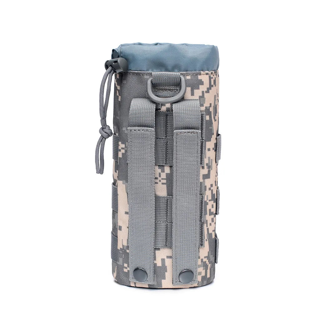 Sac de bouteille d'eau Molle en plein air, support de pochette, voyage Camping randonnée cyclisme pêche chasse porte-bouteille d'eau bouilloire