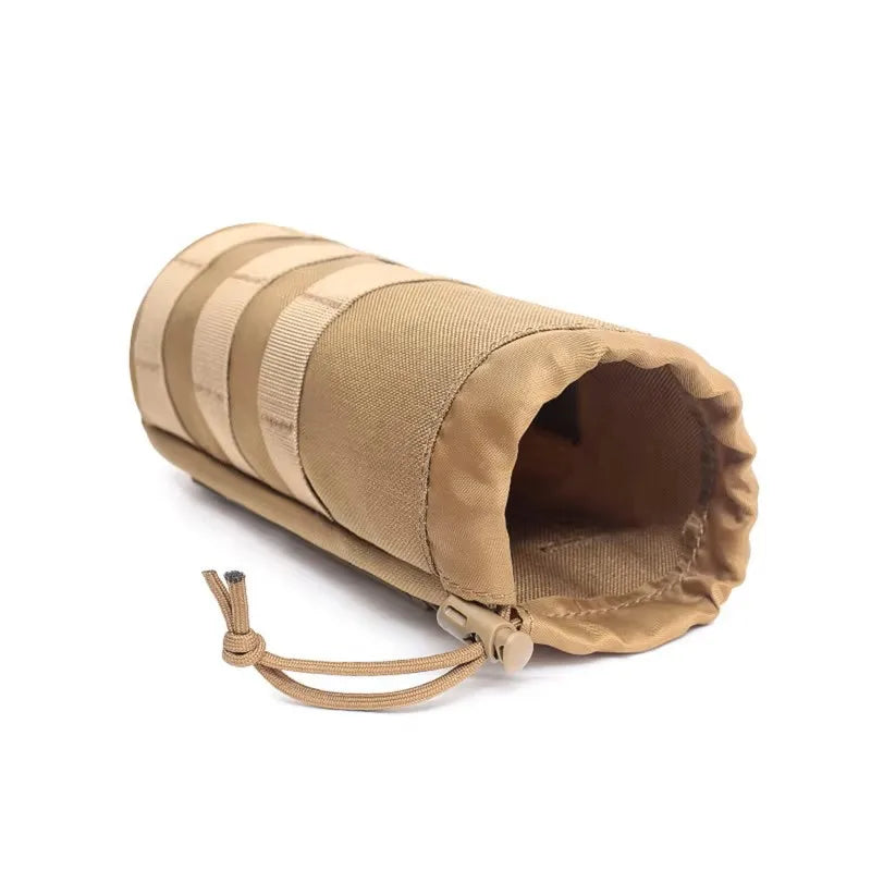 Sac de bouteille d'eau Molle en plein air, support de pochette, voyage Camping randonnée cyclisme pêche chasse porte-bouteille d'eau bouilloire