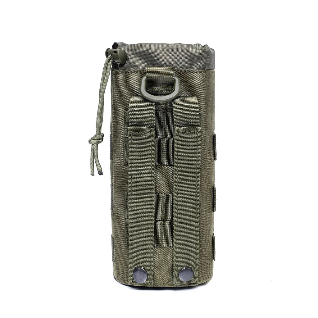 Sac de bouteille d'eau Molle en plein air, support de pochette, voyage Camping randonnée cyclisme pêche chasse porte-bouteille d'eau bouilloire
