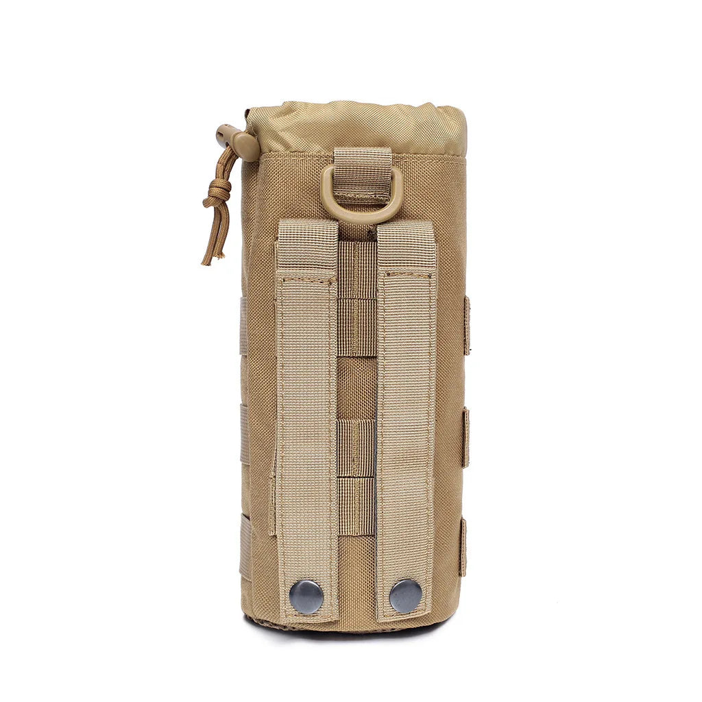 Sac de bouteille d'eau Molle en plein air, support de pochette, voyage Camping randonnée cyclisme pêche chasse porte-bouteille d'eau bouilloire