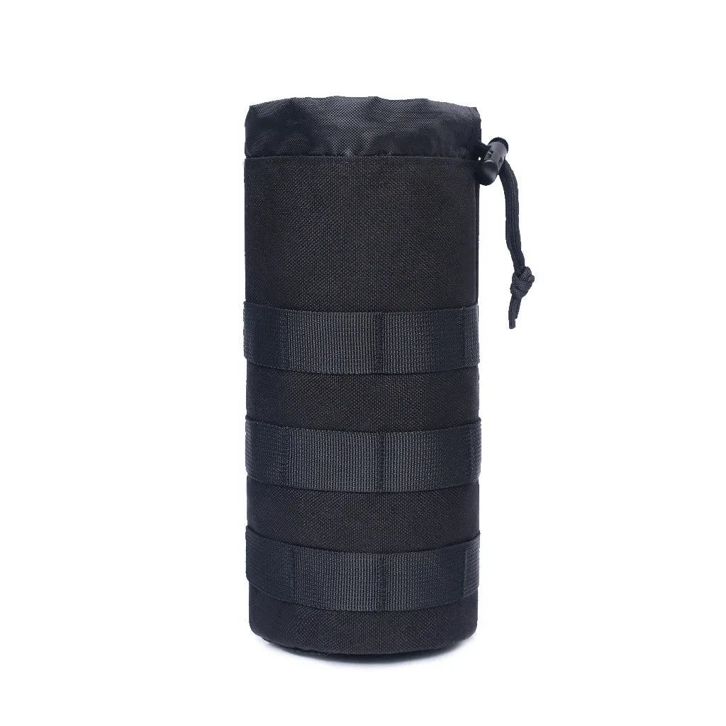 Sac de bouteille d'eau Molle en plein air, support de pochette, voyage Camping randonnée cyclisme pêche chasse porte-bouteille d'eau bouilloire